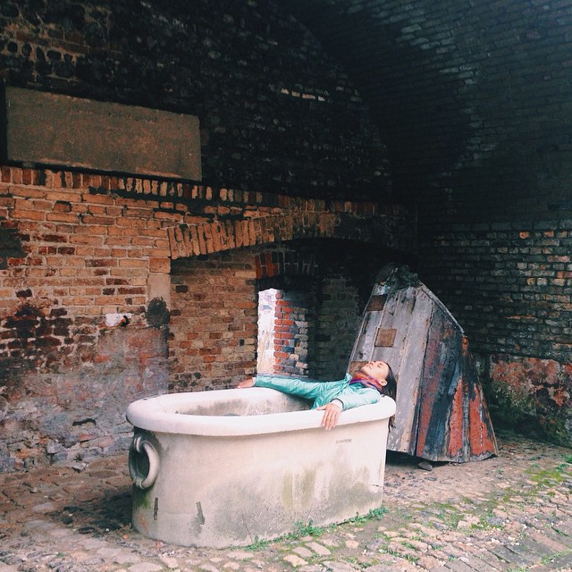 старинная ванна